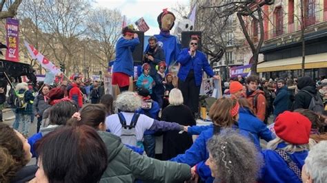 Em Paris Milhares Protestam Contra Reforma Da Previd Ncia Mulheres