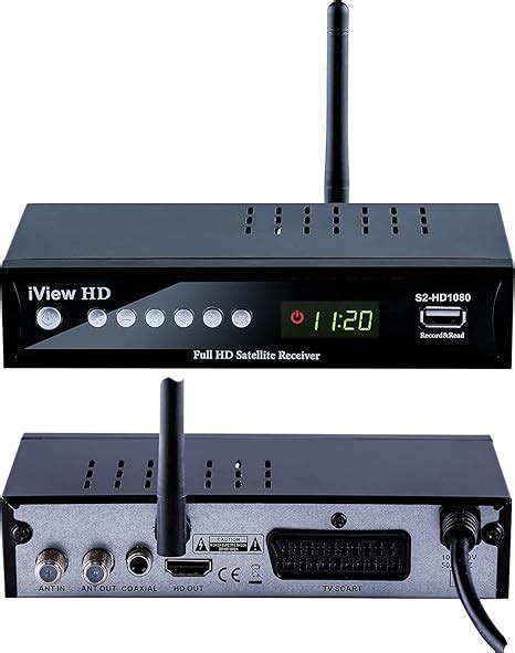 FULL HD Satellite Freeview TV Receiver Built In Wi Fi USB Recorder