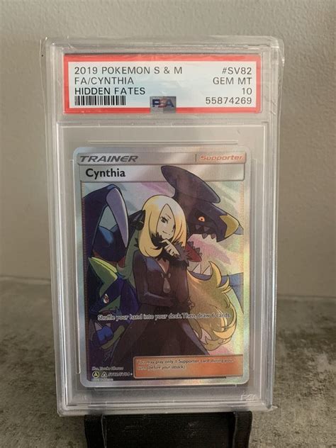 Pokemon Cynthia Hidden Fates Shiny Vault Sv Sv Full