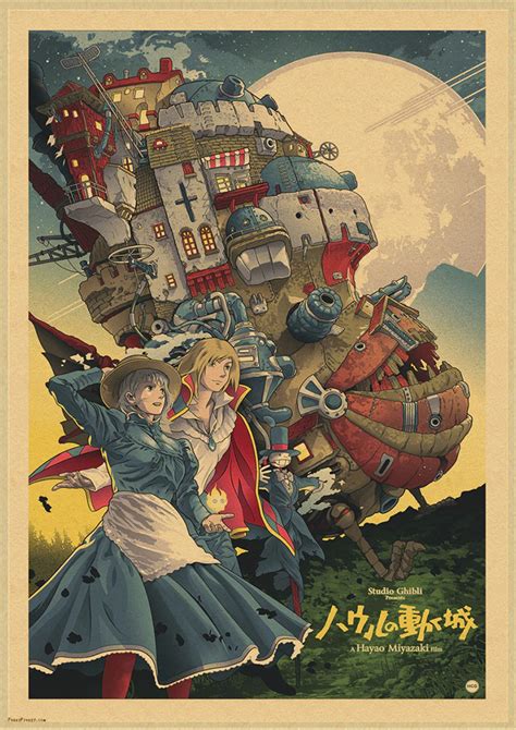 Howl S Moving Castle Movie Howl S Moving Castle Poster Howl S Moving