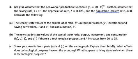 Solved Pts Assume That The Per Worker Chegg