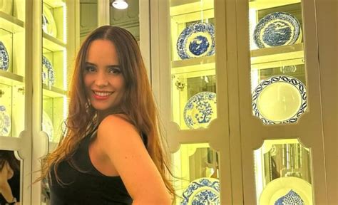 Se reveló que Ana Lucía Domínguez está embarazada Vibra