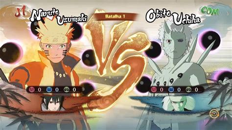 Naruto Storm Dublado Pt Br Naruto E Sasuke Vs Obito E Madara Youtube