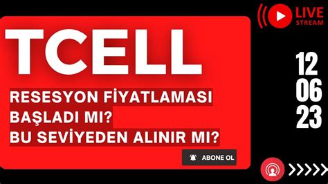 TCELL 20 DK DA FULL HİSSE CHECK UP TURKCELL YORUM tcell borsa