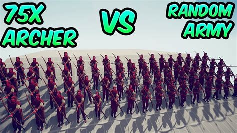 🏹 75x Archer Vs Random Armys 🏹⚔️😱😱 Tabs Totally Accurate Battle