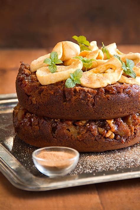 Caramelized Apple Ginger Cake Sippitysup