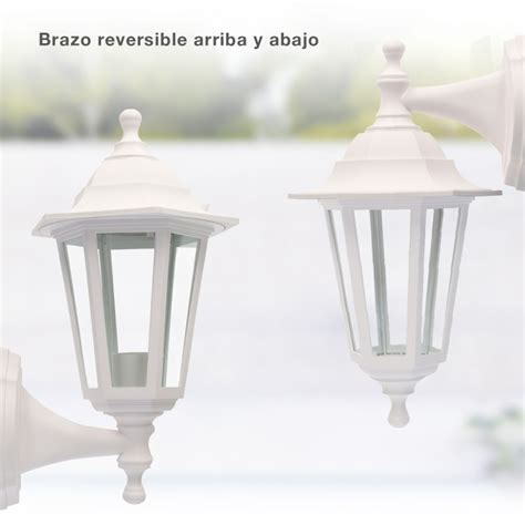 Farol de jardín Bagan brazo reversible E27 IP44 GSC