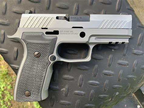 New Sig P320 Axg Titanium Color Grip Module Sig Talk