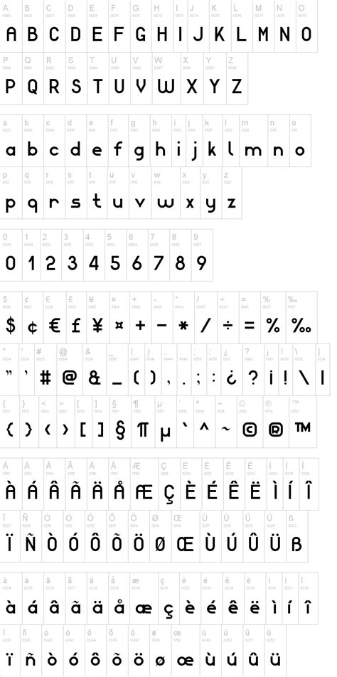 Modern Sans Serif 7 Font | dafont.com