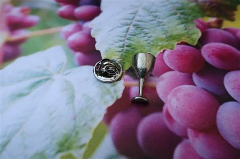 Wine Glass Lapel Pin Cc260 Wine Winery Vineyard Etsy