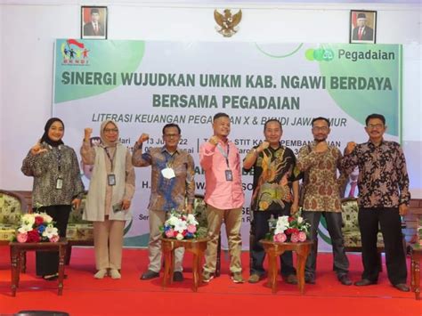 Pt Pegadaian Kanwil Xii Surabaya Dukung Umkm Dikabupaten Ngawi