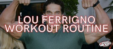 Lou Ferrigno Workout Routine: Train like The Incredible Hulk!