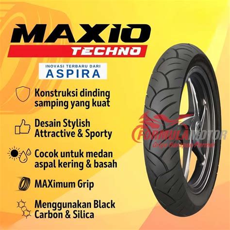 Jual Aspira Maxio Techno Ring 14 Tubeless All Size Hard Compound Ban