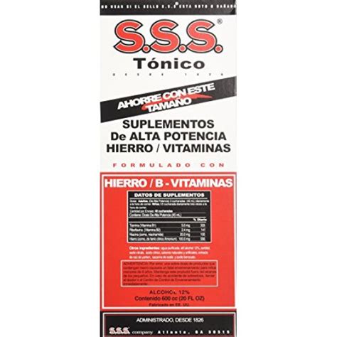 Sss Tonic 20 Oz