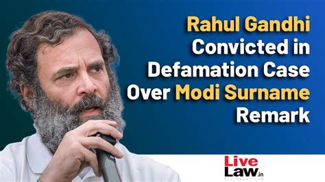 Rahul Gandhi Convicted In Defamation Case Over Modi Surname Remark