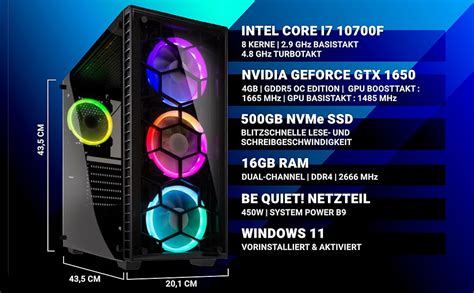 Ankermann Gamer Business Pc V Intel Core I Geforce Gtx