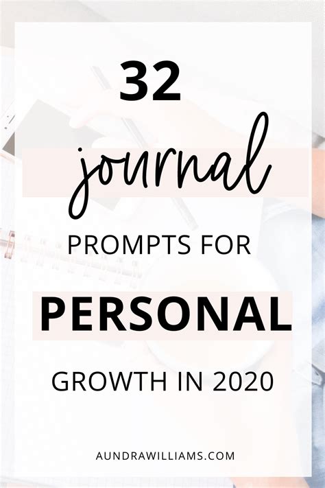 32 Journal Prompts For Personal Growth Aundra Williams Deep