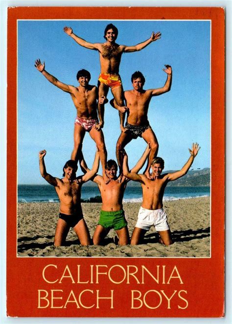 California Boys Postcard Rephemera