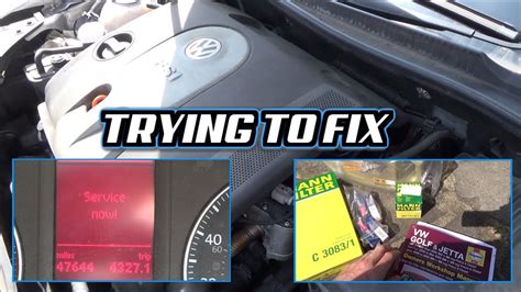 How To Service A VW GOLF MK5 1 6 FSI YouTube