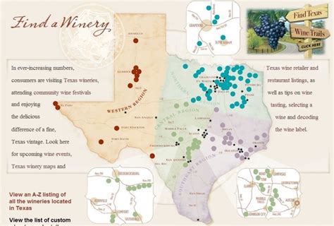 Texas Hill Country Wineries Map - Printable Maps