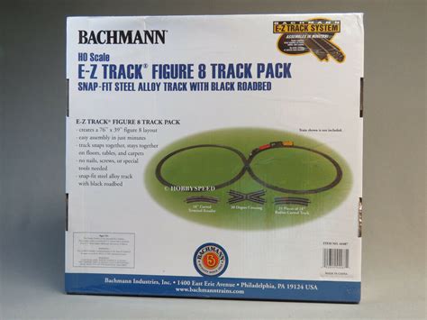 BACHMANN E-Z TRACK HO FIGURE 8 PACK LAYOUT steel alloy 44487