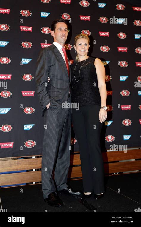 San Francisco 49ers Head Coach Kyle Shanahan Left And His Wife Mandy