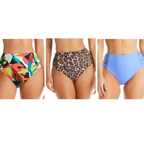 Bar Iii Swim Nwt Bar Iii Womens High Waist Full Coverage Bikini