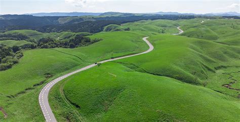 ミルクロード（熊本県）。美景絶景を求めて草原の中を駆けぬける 日本の絶景ドライブルート｜jaf Mate Online