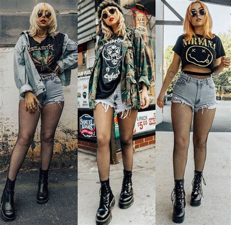 Pin By Reyna De Los Condenados On Rock And Grunge Looks Rocker Chic