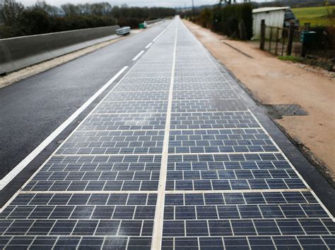 Worlds First Solar Highway Opens In France The Independent The