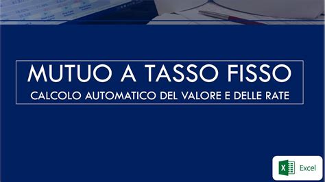 Calcolo Automatico Mutuo Con Excel File Di Calcolo Mutuo Con Capitale