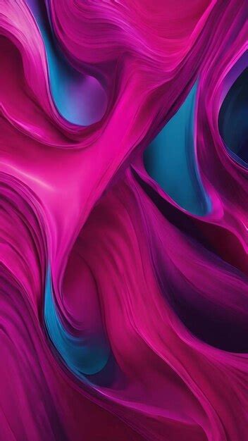 Premium AI Image | Abstract viva magenta wallpaper