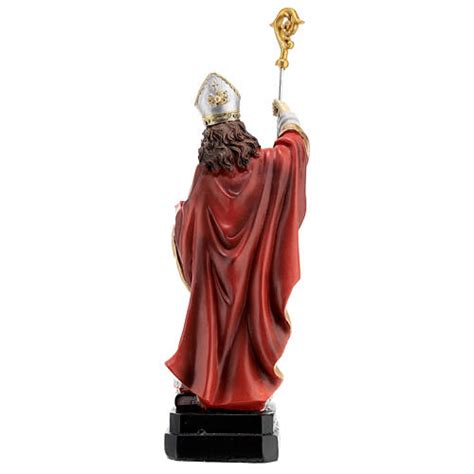 St Augustine Of Hippo Statue Painted Resin 20 Cm Online Sales On