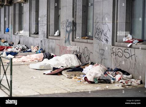 Homeless Woman Living Under Bridge Hi Res Stock Photography And Images