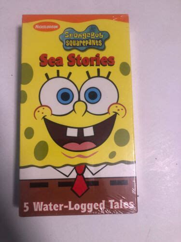 Spongebob Squarepants 2002 VHS Sea Stories 5 Water Logged Tales