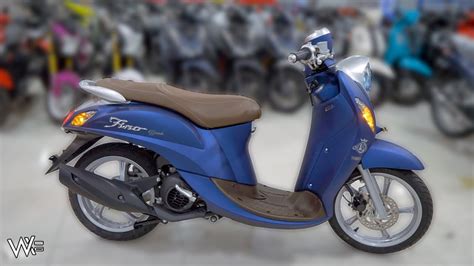 Yamaha Fino I Matte Blue Walkaround Youtube