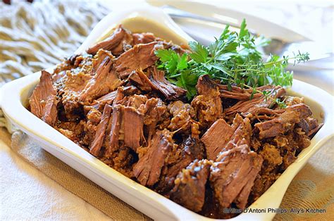 Bourbon And Brown Sugar Chuck Roast