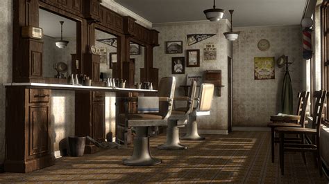 Anthony Ragusa Cg Artist Past Work Retro Barbershop