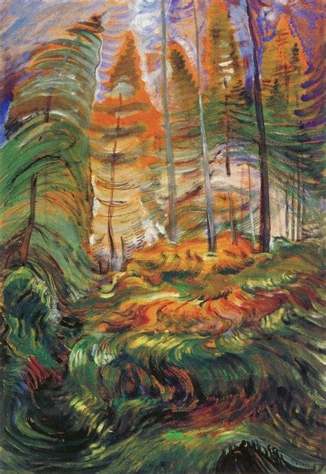 Emily Carr A Rushing Sea Of Undergrowth Sketch Rick Stevens