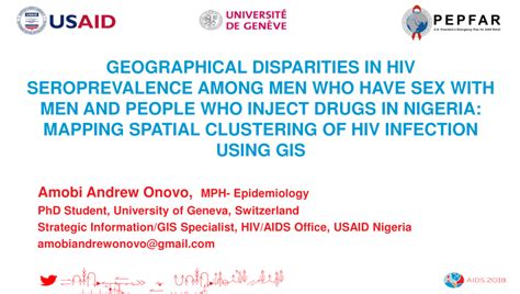 Pdf Geographical Disparities In Hiv Seroprevalence Among Men Who Have Sex With Men And People