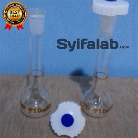 Jual LABU UKUR VOLUMETRIC FLASK 10 ML PYREX Shopee Indonesia