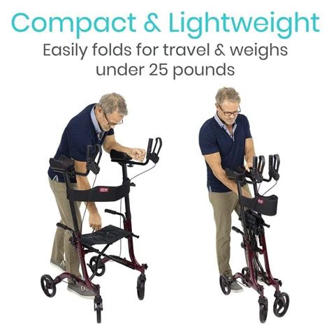 Vive Mobility Upright Rollator Walker