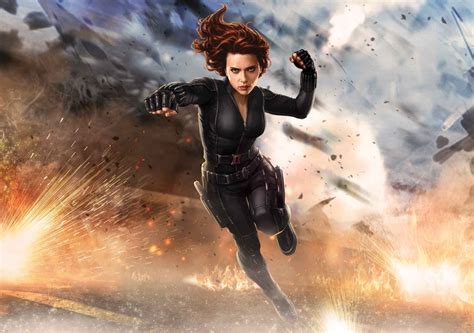 The Avengers Wallpaper Black Widow