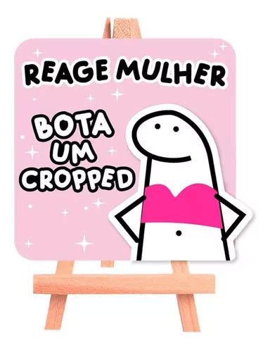 Decora O De Festa Flork Meme Reage Mulher Bota Um Cropped