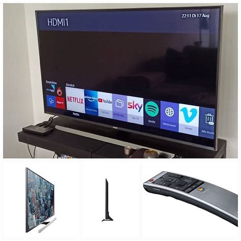 Samsung CURVED SMART TV 55 Zoll 140cm UHD 4K WIFI Weiss Im Kanton