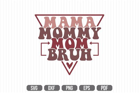 Mama Mommy Mom Bruh Svg Graphic By Craft Store · Creative Fabrica