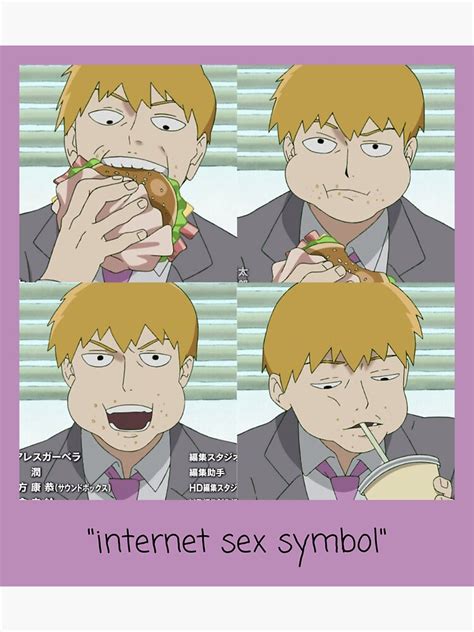 Internet Sex Symbol Reigen Arataka Sticker For Sale By Coconutty93 Redbubble