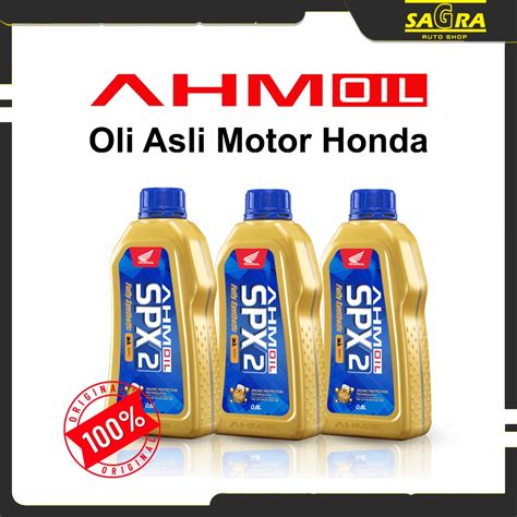 Jual OLI MOTOR MATIC SPX 2 AHM ORIGINAL Fully Synthetic 10W 30SL 800