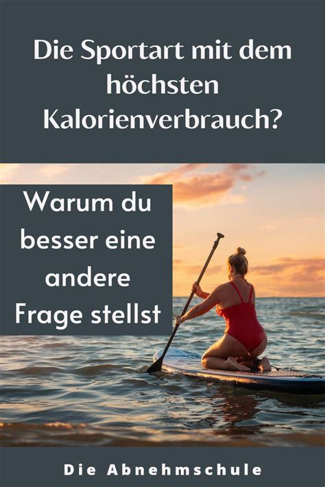 A Woman In A Red Swimsuit Is Paddling On A Paddle Board With The Words