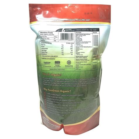 Jual Murah Pure Green Organic Rice Long Grain Kg Makanan Susu Di